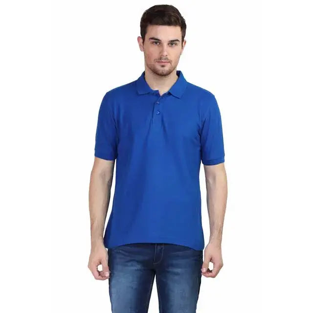 2-pack Male polo T-shirts (Mustard Yellow & royal blue)