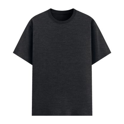 2-pack Unisex Fit T-shirts (Black melange & white)