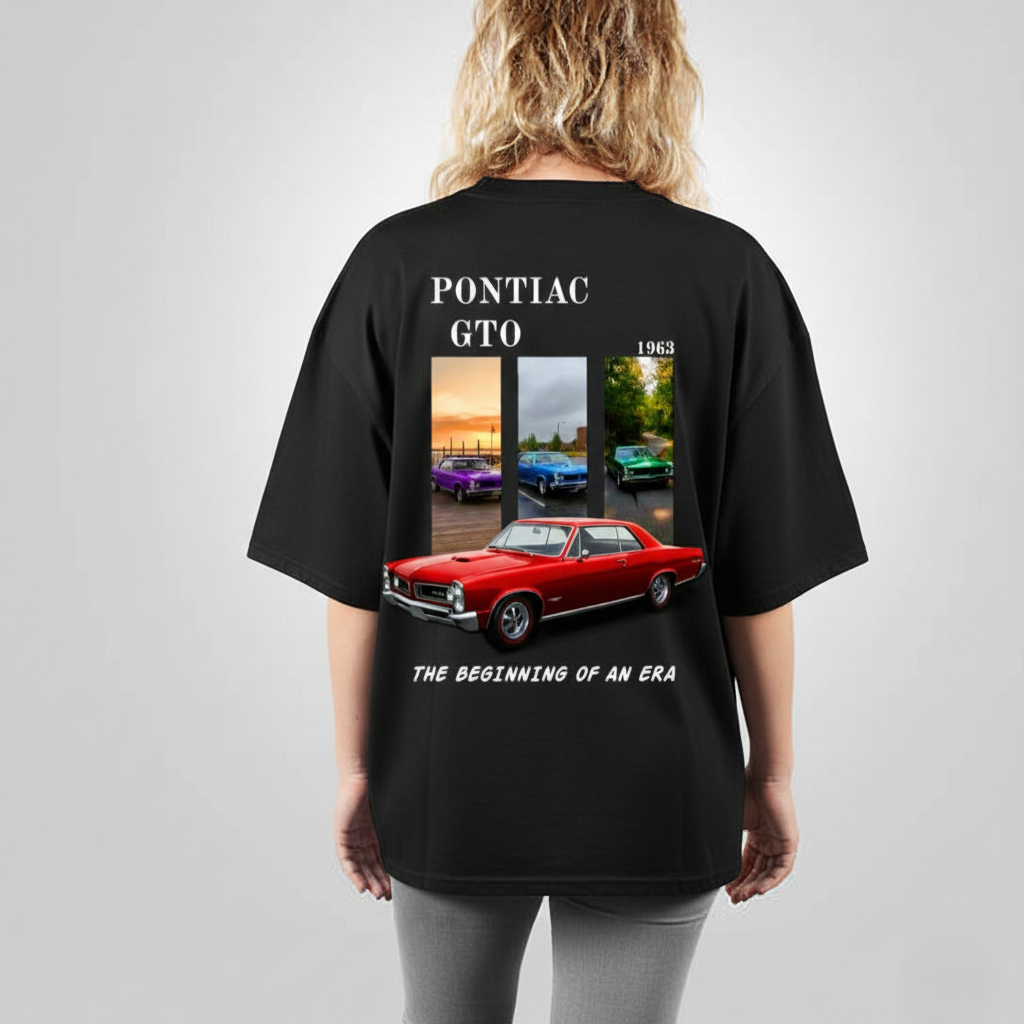 PONTIAC GTO Unisex Terry Oversized Tee