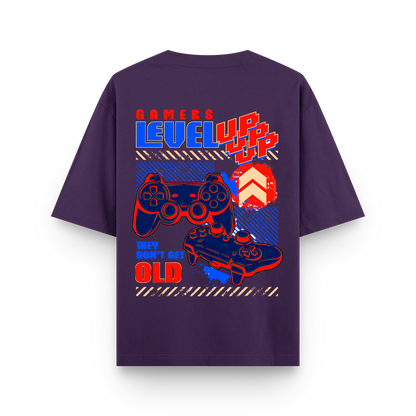 Gamers level up | Unisex Oversized Classic T-Shirt