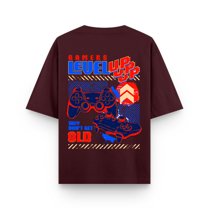Gamers level up | Unisex Oversized Classic T-Shirt