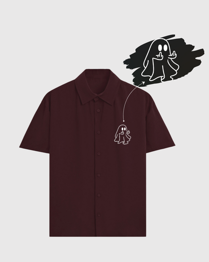 Chill-Ghost-Unisex Oversized Shirt