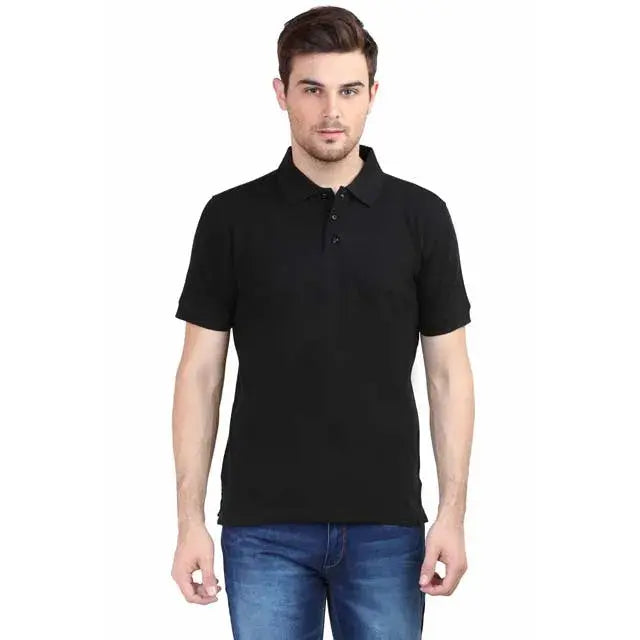 2-pack Male Polo T-shirts (Black & Coffee Brown)