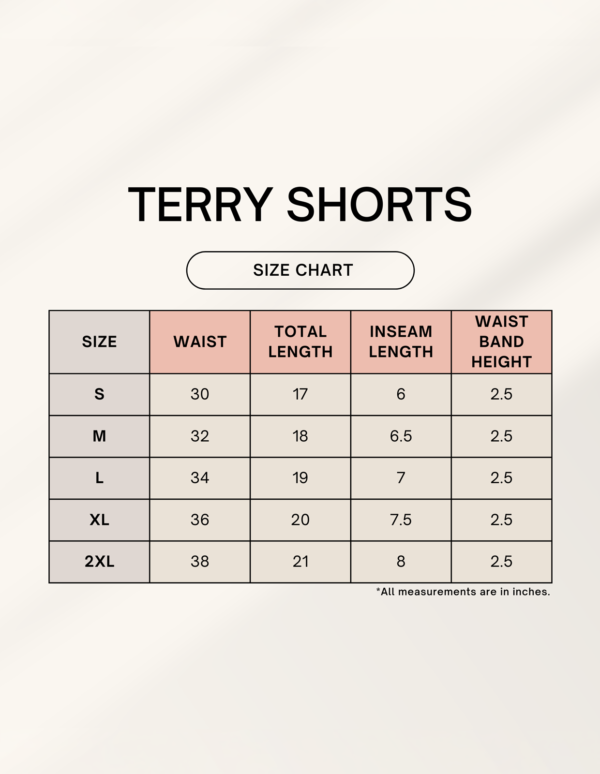 1745038382sizechart.png Men's Terry Shorts