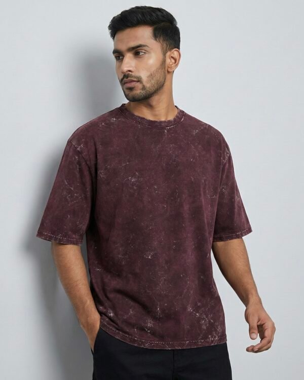 Unisex Acid Washed Oversized Tee