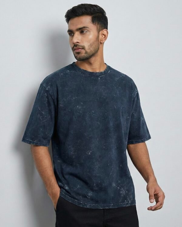Unisex Acid Washed Oversized Tee