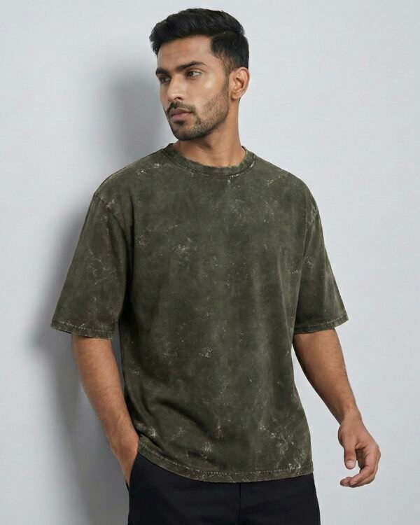 Unisex Acid Washed Oversized Tee