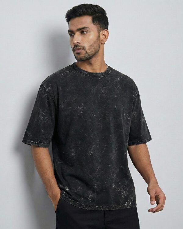 Unisex Acid Washed Oversized Tee