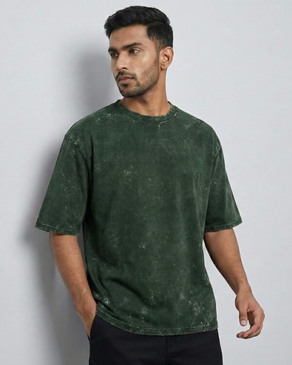 Unisex Acid Washed Oversized Tee